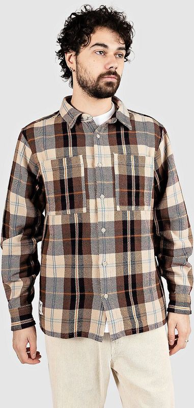 Iriedaily - Chillax Lumber - Overhemd - Crème - Geruit - Lange Mouw