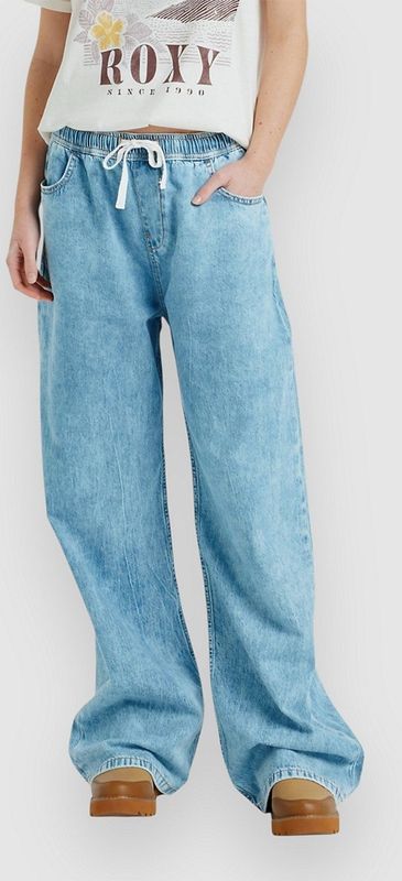 Roxy - Casual Joggingbroek - Biologisch Katoenen Denim - Elastische Tailleband