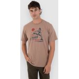 Hurley - Ocean Rodeo - T-shirt - Rood - Korte Mouwen