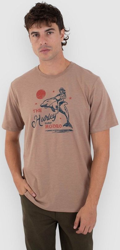 Hurley - Ocean Rodeo - T-shirt - Rood - Korte Mouwen