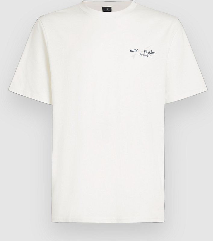 O´neill - Retro Back Print - T-shirt - Zwart - 100% Katoen