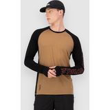 Mons Royale - Temple Tech L/S - Merino-ondergoed - Bruin
