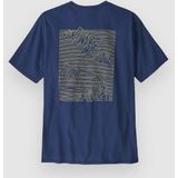 T-Shirt Patagonia Men Strataspire Responsibili-Tee Clement Blue-XXL