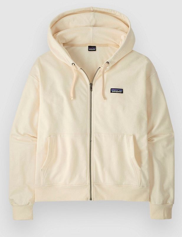 Patagonia Womens Ahnya Full-Zip Hoody Fleecevest (Dames |beige)