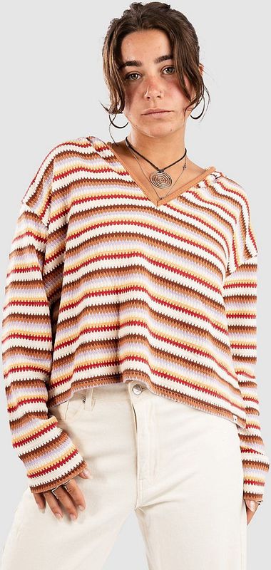 Rip Curl - Bobbi - Hoodie - Garen-geverfde Streep - Cropped Design