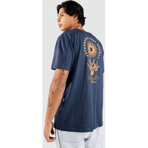 Vissla - Hula Hands Organic Tee - T-shirt - Dark Denim - Heren - Katoen