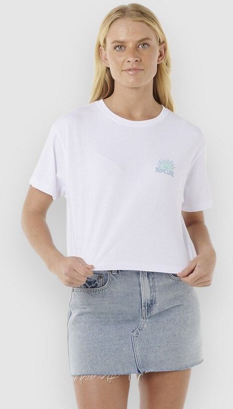 Rip Curl - Sunrise Crop - T-shirt - Katoen - Korte Mouwen