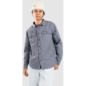 Quiksilver - Salt Lake Waffle - Overhemd - China Blue - Lange Mouwen