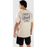 Vans-Next Stop-T-shirt-Beige-Katoen