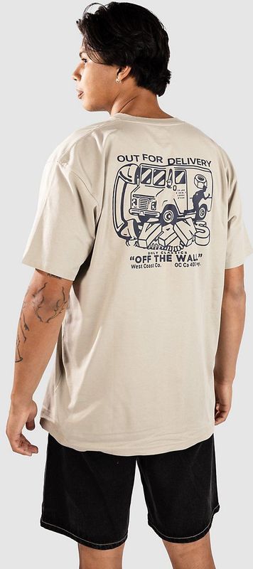 Vans-Next Stop-T-shirt-Beige-Katoen