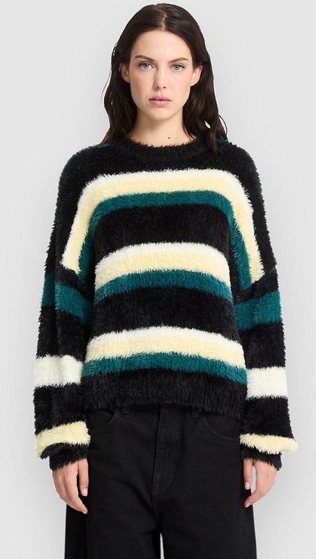 Volcom - Hairy Up - Gebreide Trui - Dames - Losse en Boxy Cropped Pasvorm