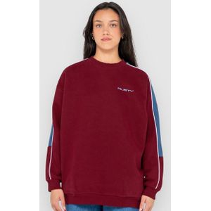 Rusty Two Timer Panelled Crew Fleece Trui