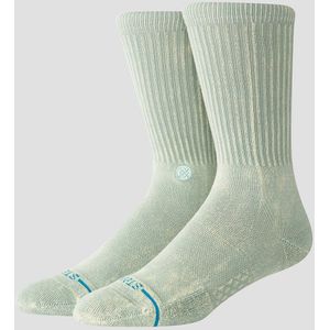 Stance - Icon Crew Socks - Sportsokken - Zwart - Gekamd Katoen