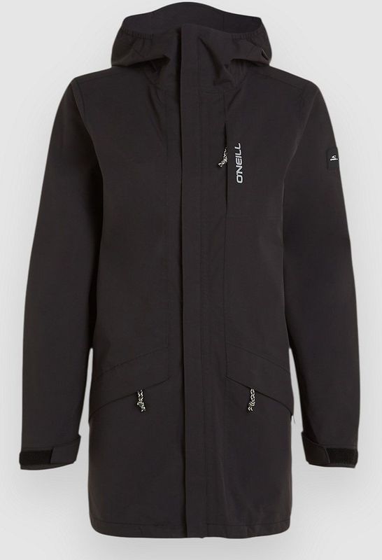 O´Neill - TRVLR Series - Regenjas - Zwart - 10K Waterdicht - Ademend