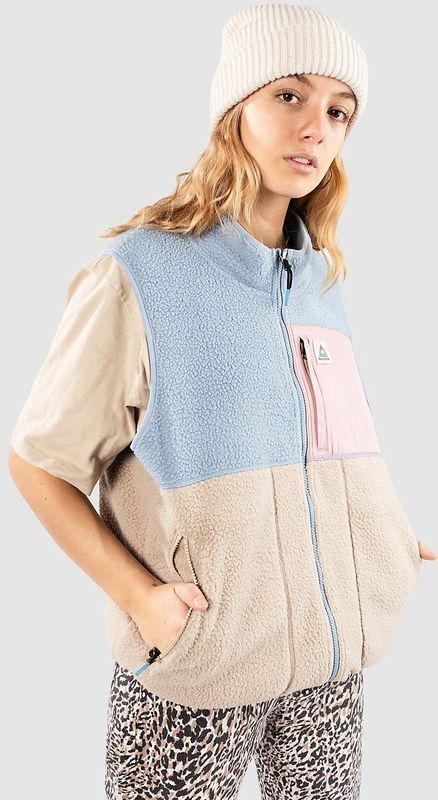 Passenger - Fairbanks - Gilet - Meerkleurig - Recycled Sherpa Fleecebodywarmer