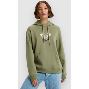 Roxy - Surf Stoked Brushed Art - Hoodie - Oil Green - Lange Mouwen
