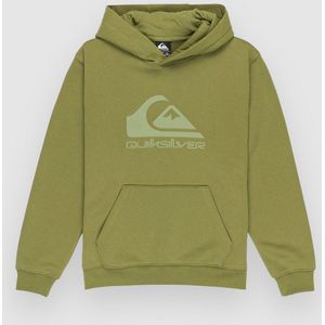 QUIKSILVER - Hoodie - Olijfgroen - Geruwd Molton