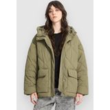 Volcom - OUT OF - Gewatteerde Jas - Olijfgroen - Met Capuchon