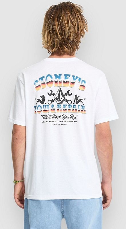 Volcom - Stoneys Basic - T-shirt - Wit - Korte Mouwen