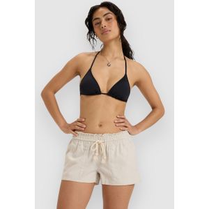 Roxy - Korte Broek - Vlaslinnen en Viscose - Blauw - Relaxed Model