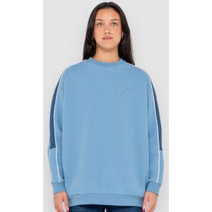 Rusty Two Timer Panelled Crew Fleece Trui