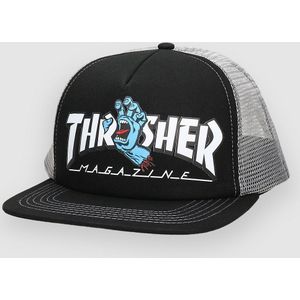 Santa Cruz X Thrasher Screaming Logo Mesh Trucker Cap