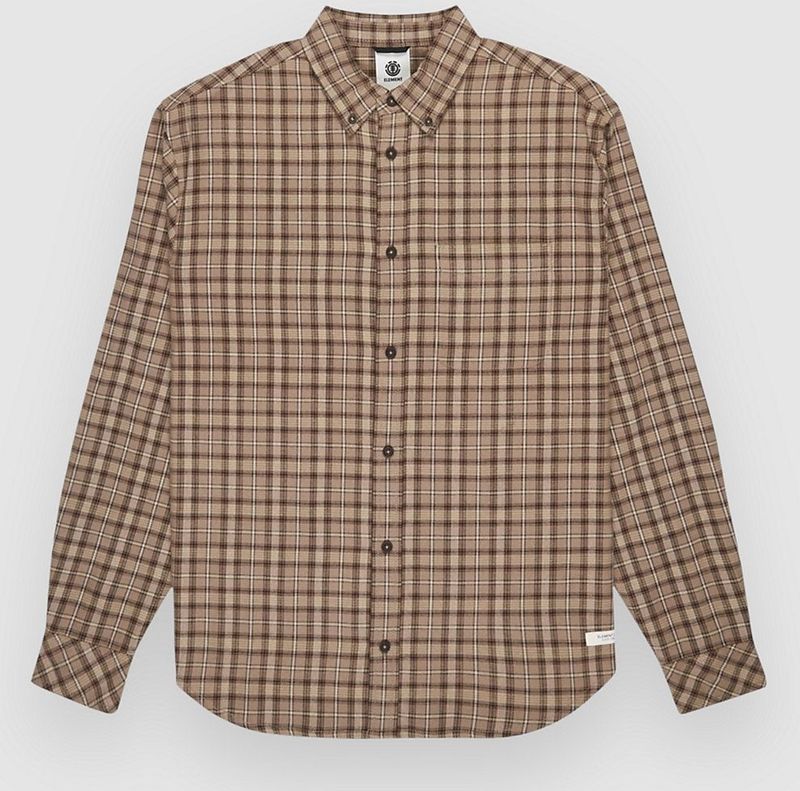 Element - Button Down Flannel - Overhemd - Lange Mouwen - Regular Fit