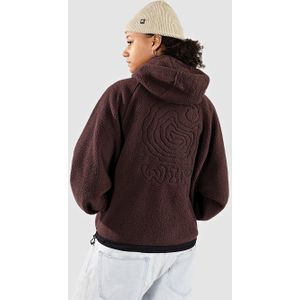Carhartt WIP - Helix - Fleece Jas - Donkerbruin / Zwart