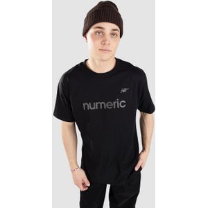 new balance Shirt 'Numeric'  antraciet / zwart