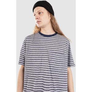 Anerkjendt Akkikki Cot/Linen Stripe T-Shirt