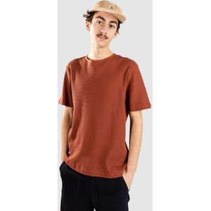 Akkikki - SS Waffle Tee - T-shirt - Wit - 50% Katoen 45% Polyester 5% Elasthane