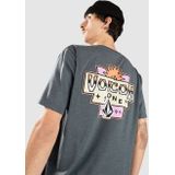 Volcom - Sure Thing HTH SST - T-shirt - Grijs - 50% Katoen, 50% Polyester