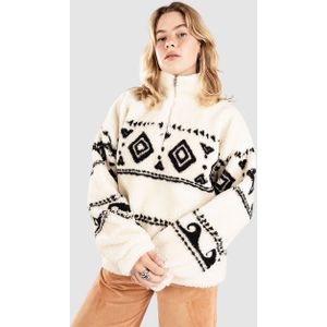 Roxy - Fleecetrui - Sherpastof - Halve Rits - Lange Mouwen - Dames