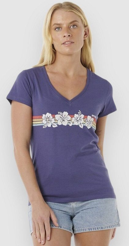 Rip Curl - Keepsakes - T-shirt - Katoen - Met Korte Mouwen En V-hals