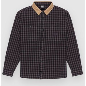 Quiksilver - Overhemd - Sand Strokes Black - Lange Mouwen - 100% Katoen