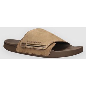 Rivi - Suede Sandals - Slippers - Bruin - Suède - Vegan Suede