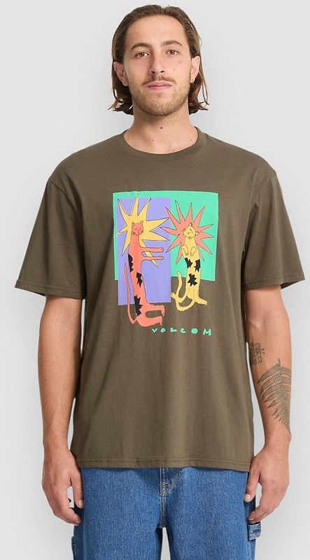 Volcom - Longo Cats Basic - T-shirt - Heren - Korte Mouwen