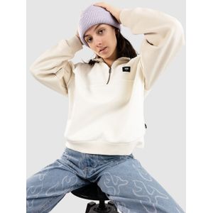 Sweater - Color-Blocking - Sweatstof - Rechte Zoom - Halve Rits