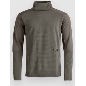 Ortovox - Fleece Cord Hoodie - Fleecetrui - Bruin/Grijs