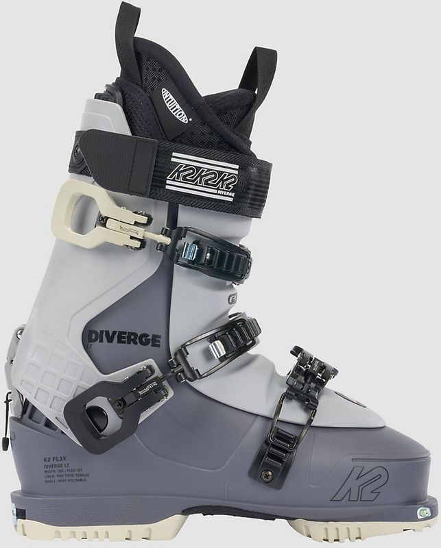 K2 - Diverge Lt - Skischoenen - Grijs - 100 mm Leest - 100 Flex-Rating