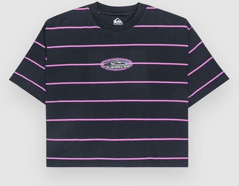 Quiksilver - T-shirt Stripart - India Ink Stripe - Lange Mouwen - 100% Katoen