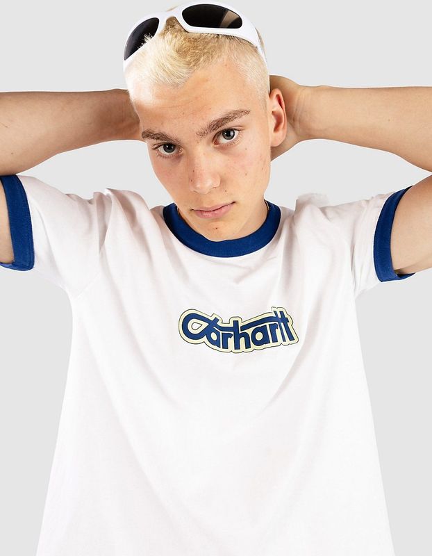 Carhartt WIP Connection Script Ringer T-Shirt
