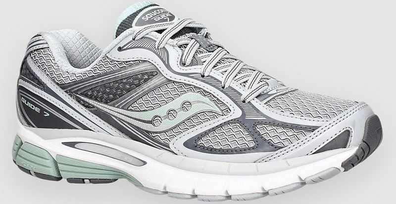 saucony Sneakers laag 'PROGRID GUIDE 7'  grijs / lichtgrijs / lichtgroen