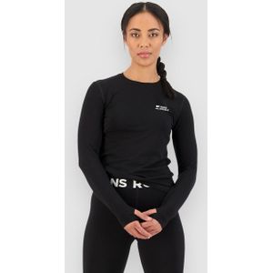 Mons Royale - Cascade Merino Flex 200 L/S - Merino-ondergoed - Zwart