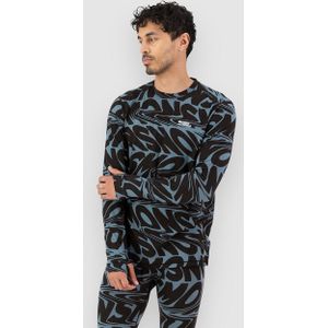 Mons Royale - Cascade Merino Base Layer L/S - Merino-ondergoed - Zwart