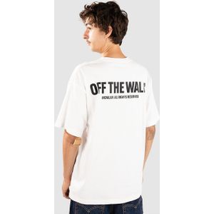 VANS - Shirt - Zwart/Wit - Ronde Hals - Halve Mouw - Normale Pasvorm