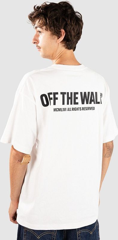 VANS - Shirt - Zwart/Wit - Ronde Hals - Halve Mouw - Normale Pasvorm