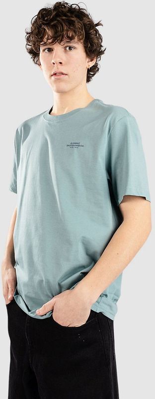 Element - Skateboard Co - T-shirt - Zwart - 100% Biologisch Katoen