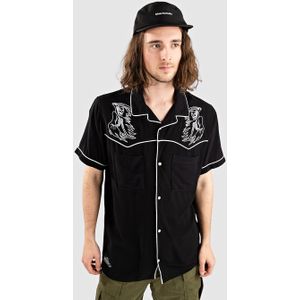 Broken Promises Duality Embroidered Button Up Hemd
