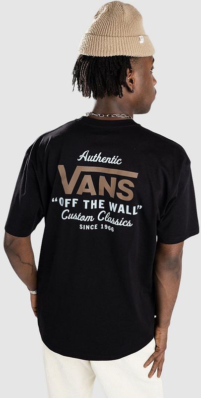 Vans - Holder St. Classic - T-shirt - Zwart - Katoen